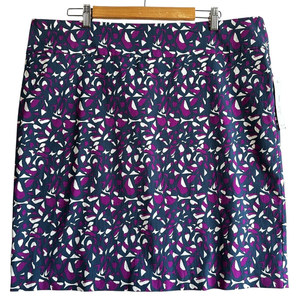 Margaret M Pencil Skirt Abstract Print Career‎ Casual Knee Length Skirt 2X NWT
